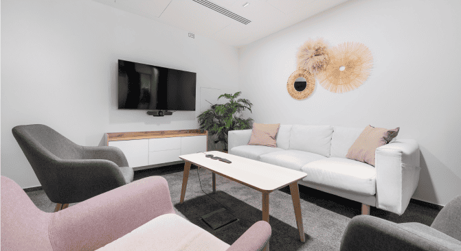 Scandinavian lounge for 6 people